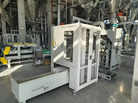 Полностью автоматическая ультразвуковая упаковочная машина для клапанных мешков с овощным порошком на 35 кг и 20 кг